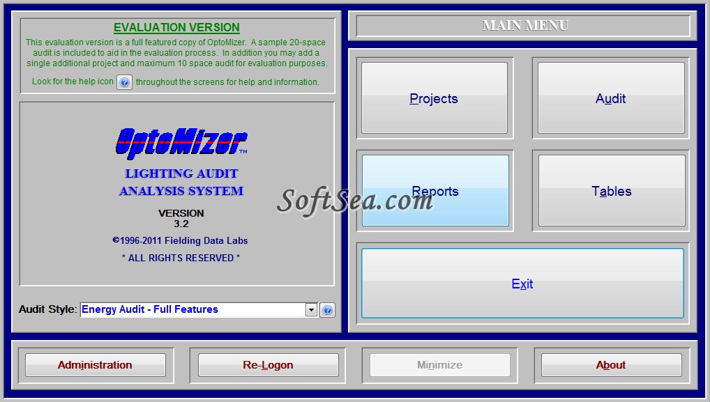 OptoMizer Screenshot