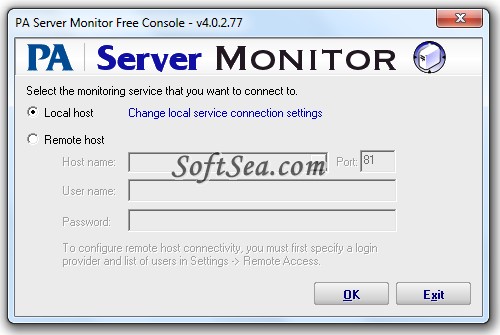 PA Server Monitor Free Screenshot