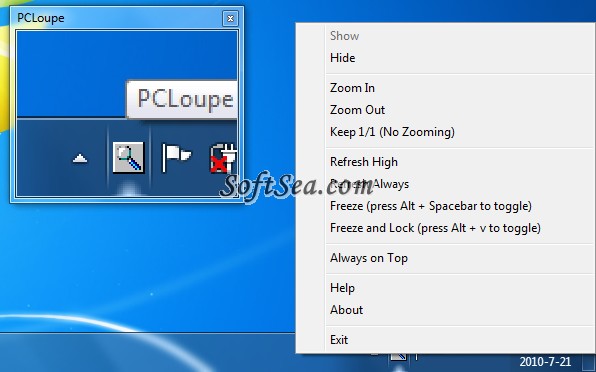 PCLoupe Screenshot