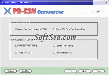 PD-CSV Converter Screenshot