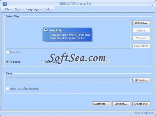 PDF Creator Pro Screenshot