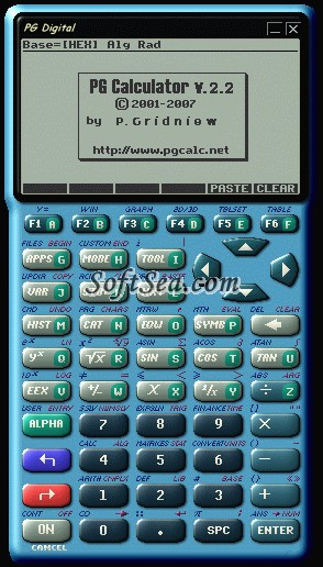 PG Calculator Screenshot