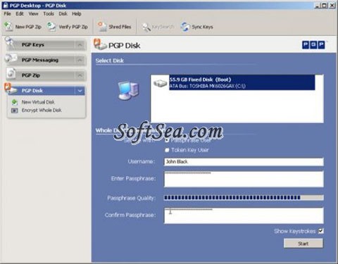 PGP Desktop Screenshot
