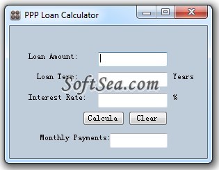 PPP Loan Calculator Screenshot