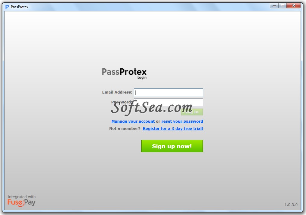 PassProtex Screenshot