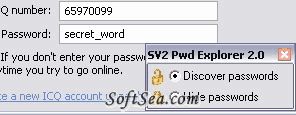Passwords Explorer Screenshot