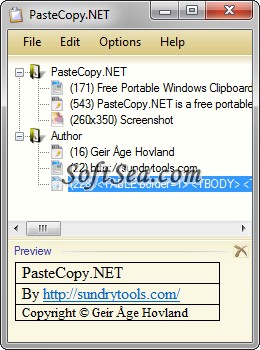 PasteCopy.NET Screenshot