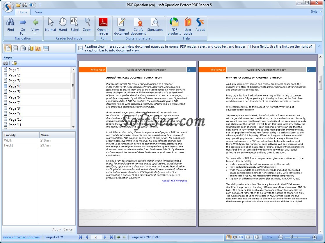 Perfect PDF Reader Screenshot