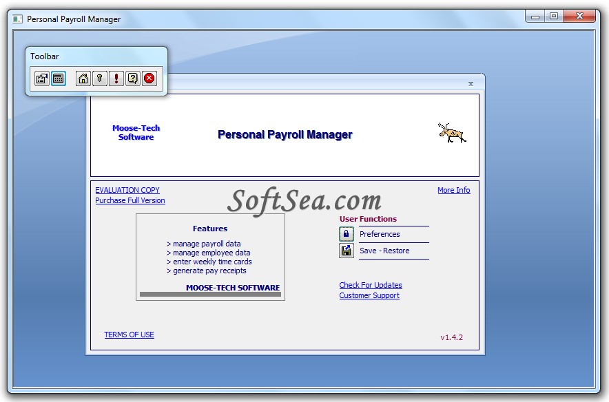Personal Payroll Manager Screenshot