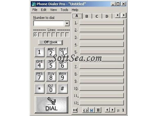 Phone Dialer Pro Screenshot