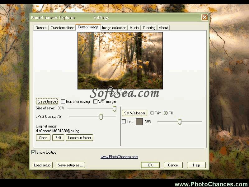 PhotoChances Explorer Screenshot