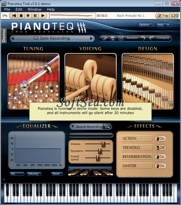 Pianoteq Screenshot