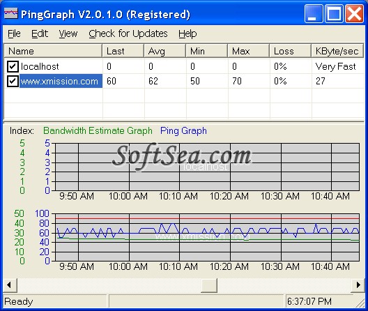 PingGraph Screenshot