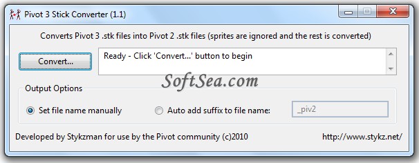 Pivot 3 Stick Converter Screenshot