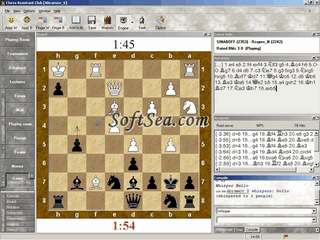Playing Zone ChessOK Screenshot