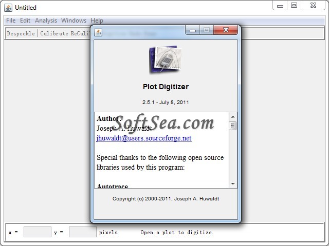 Plot Digitizer Screenshot