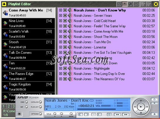 Portable MV2 Player Screenshot