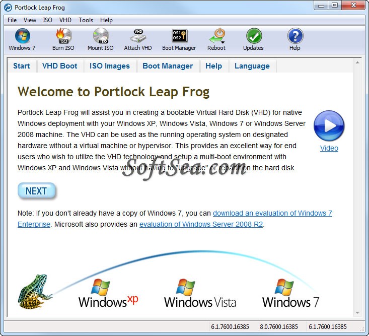 Portlock Leap Frog Screenshot