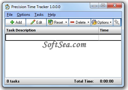 Precision Time Tracker Screenshot