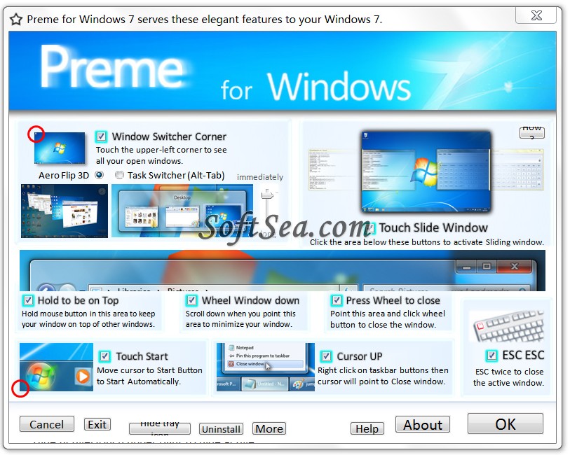 Preme For Windows 7 Screenshot