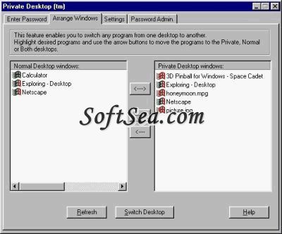 Private Desktop Screenshot