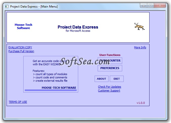 Project Data Express Screenshot