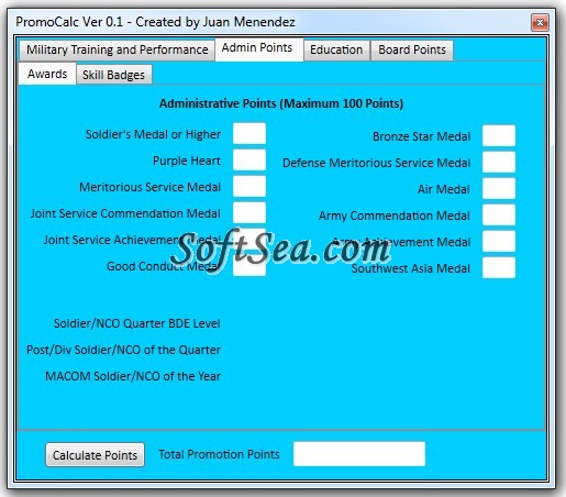 PromoCalc Screenshot