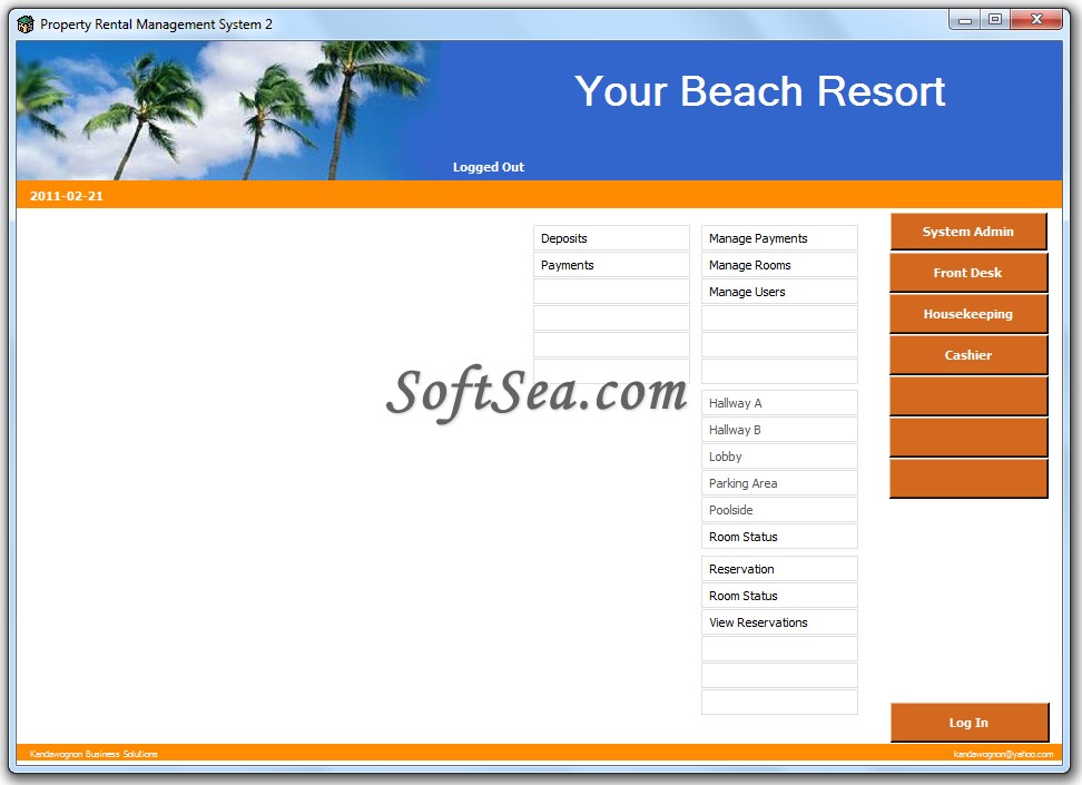 Property Rental Management System Screenshot