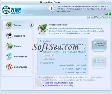 Protection CUBE Screenshot