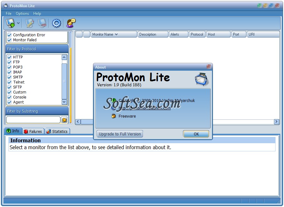 ProtoMon Lite Screenshot