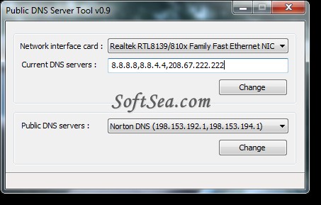 Public DNS Server Tool Screenshot