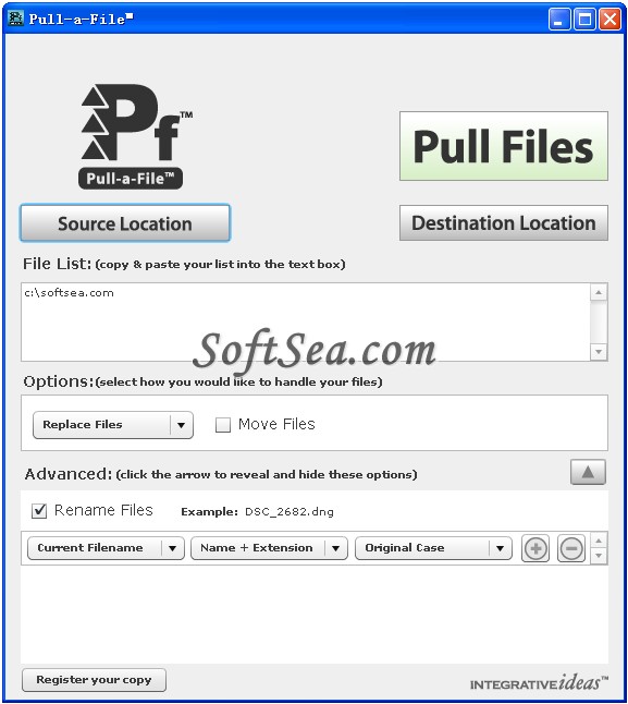 Pull-a-File Screenshot