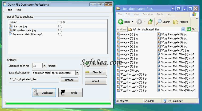 Quick File Duplicator Screenshot
