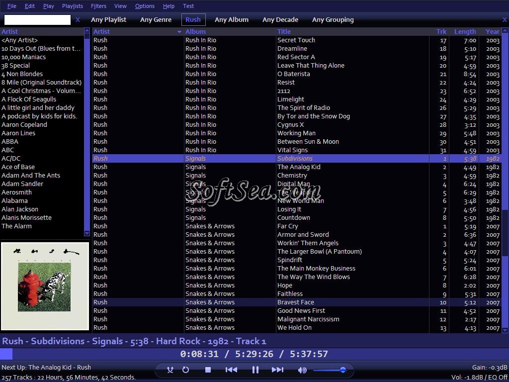 QuuxPlayer Screenshot