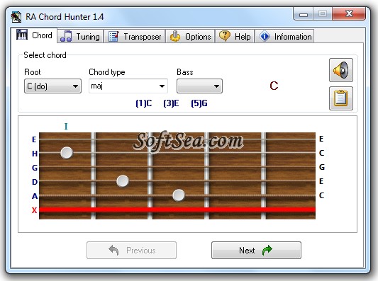 RA Chord Hunter Screenshot