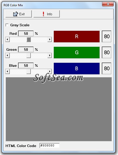 RGB Color Mix Screenshot
