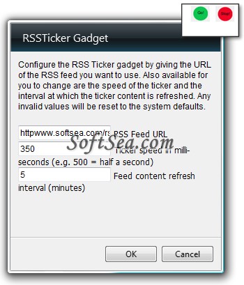 RSSTicker Screenshot