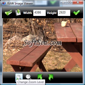 Raw Image Viewer Screenshot