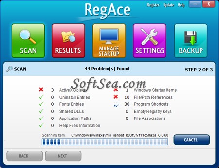 RegAce Screenshot