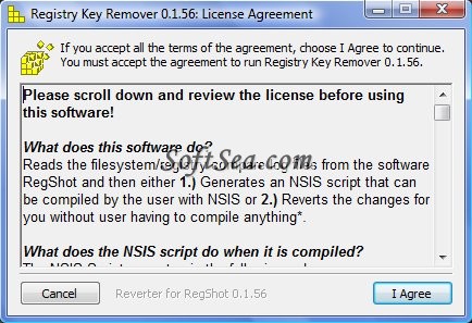 Registry Key Remover Screenshot