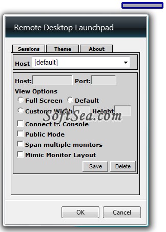 Remote Desktop Launchad Screenshot