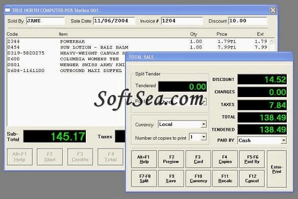Retail Plus Lite POS Software Screenshot