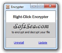 Right-Click Encrypter Screenshot