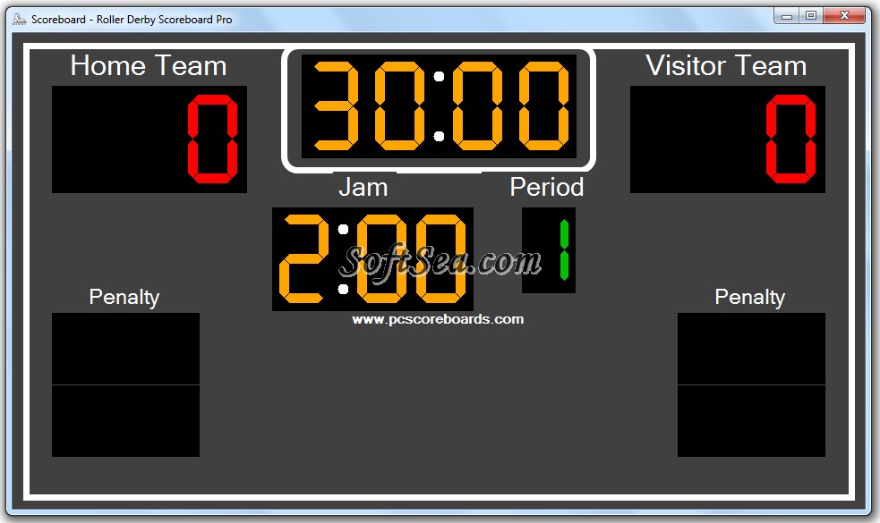 Roller Derby Scoreboard Pro Screenshot