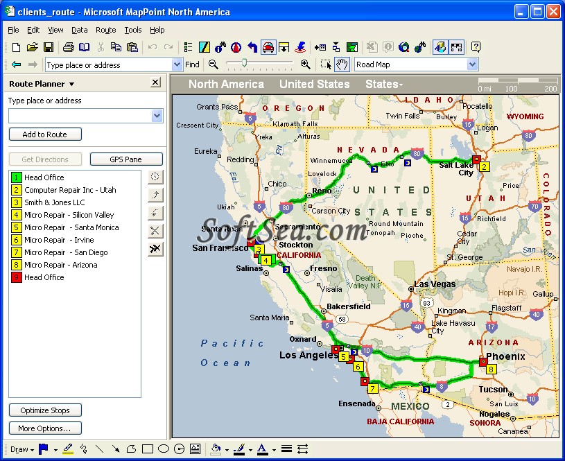 RouteWriter Screenshot