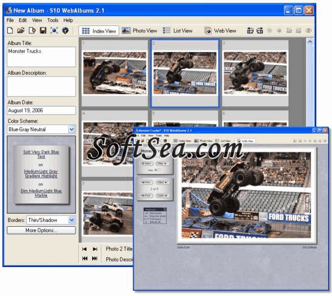 S10 WebAlbums Screenshot