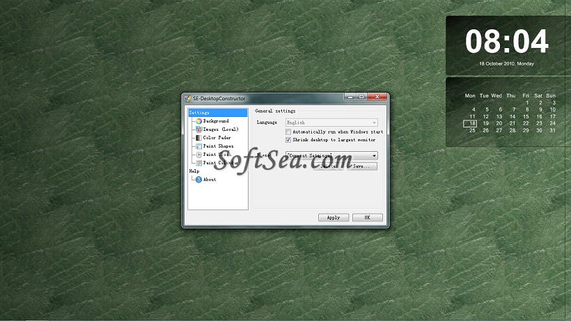 SE-DesktopConstructor Screenshot