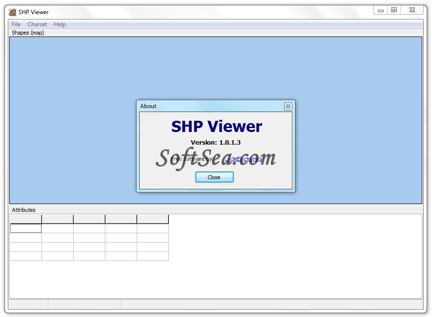 SHP Viewer Screenshot