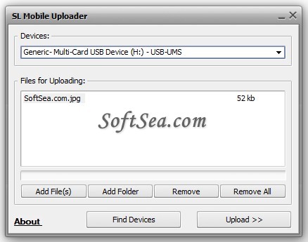 SL Mobile Uploader Screenshot