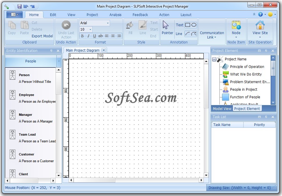 SLPSoft Interactive Project Manager Screenshot